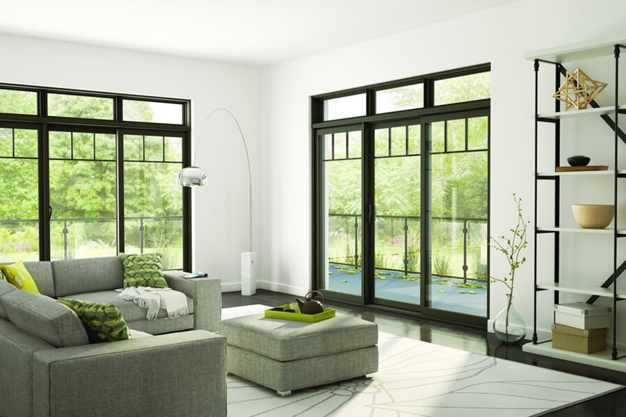 Novatech hybrid patio doors.